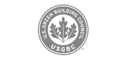 Logo: “USGBC: U.S. Green Building Council.
