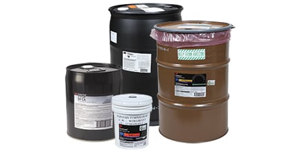 Image of different containers of spray adhesives
