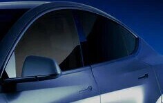 Coche azul.