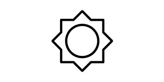 Ícono de Sol.
