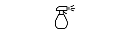 Ícono de un botella de spray.

