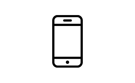 Icono de un teléfono celular.
