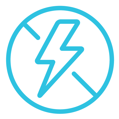 Icono de aislamiento eléctrico.
