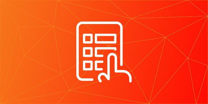 Orange-red gradient banner with 3M mesh and white selection icon
