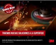 Miniatura de la guía de productos abrasivos no tejidos Scotch-Brite en formato PDF.