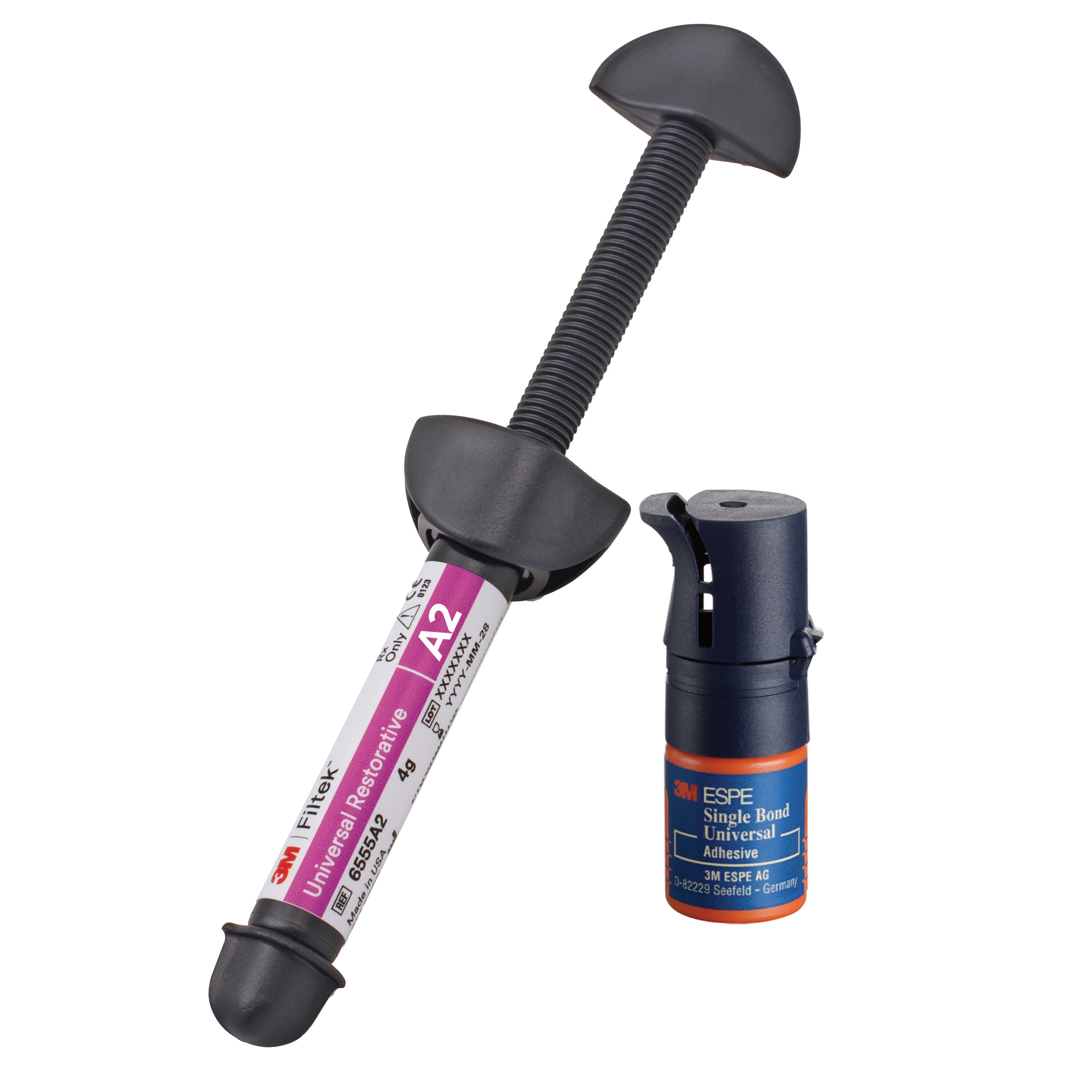 Single Bond Universal y 3M&trade; Filtek&trade; Universal.
