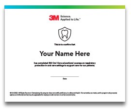 Printed certificate