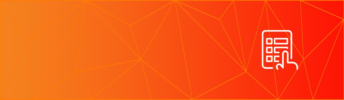 Orange-red gradient banner with 3M mesh and white selection icon
