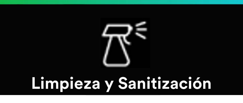 Icono para Limpieza y Sanitización.
